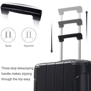 Leumius Carry on Luggage, Lightweight Durable ABS Suitcases with Double Wheels, TSA Lock, Hardshell 20-Inch
