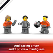 LEGO City F1 Display Truck with Audi F1 Race Car Building Set, 508 Pieces, Ages 7+, 6585638