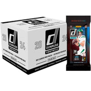 Panini Donruss Football Fat Pack Display Box, 12 Factory-Sealed Packs, Featuring Jayden Daniels, NFL Licensed Trading Cards, 2024