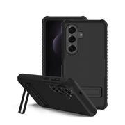 Onn Magnetic Compatible Rugged Phone Case with Kickstand for Samsung Galaxy S26, Black