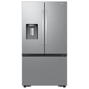 Samsung Bespoke AI 3-Door French Door Refrigerator, 31 Cu. Ft. Mega Capacity, External Water and Ice Dispenser, Stainless Steel, RF32CG5B30SR