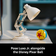 LEGO 6530096 Ideas Disney Pixar Luxo Jr. Building Set for Adults 613 Pieces Poseable Lamp with Pixar Ball Collectible Room and Office Decor