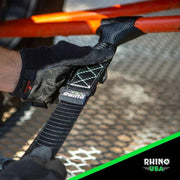 Rhino TD-LASH4-W USA Tie-Down Lashing Straps 4 Pack with Zinc Alloy Buckle and 440 LB Load Capacity