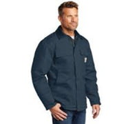 Carhartt C003 Loose-Fit Firm Duck Insulated Traditional Coat for Men - Dark Navy - XL