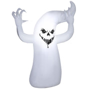 Way To Celebrate Scary Ghost Airblown Yard Inflatable, Multicolor, 4 ft, Built-in LED Lighting