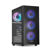 YEYIAN Yumi Gaming Desktop, Intel Core i5 12400F 4.4 GHz, NVIDIA GeForce RTX 4060 8GB, 16GB DDR4 3200MHz RAM, 1TB NVMe SSD, 650W Gold PSU, Windows 11 Home, Black