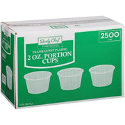 Daily Chef C60201 Portion Cups - 2 oz./2500 ct.