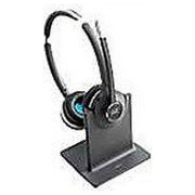 Cisco 562 Wireless Dual Headset, Bluetooth, Noise Isolation, Multi Base Station, On-Ear, Charcoal