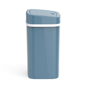 Nine Stars WM-DZT-12-5SB Touchless Trash Can 3.2 Gallon Plastic Steel Blue