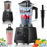 PRASKY BK688 68oz Capacity 1000W 6 Speeds Countertop Blender, Black