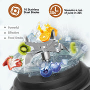 ORFELD ZZJ1SS Portable Personal Blender - 20oz Rechargeable Blender Cup for Shakes and Smoothies