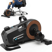 Merach Recumbent Exercise Bike Mini Pedal Exerciser with Adjustable Magnetic Resistance, LCD Fitness Tracker, Portable Design