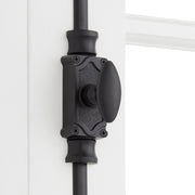 Signature Hardware 560236 955210-2 Corabel 9 Inch Tall Door Cremone Security Bolt Matte Black Security Bolt Cremone Bolt