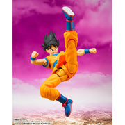 Bandai Spirits S.H.Figuarts Dragon Ball Daima Son Goku Action Figure, Redesigned Model, Multiple Interchangeable Parts, 5.7 in