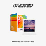 Polaroid Go Instant Camera Gen 2, Compact Portable Design, USB-C Rechargeable, Selfie Mirror, Double Exposure, Self-Timer, White, Includes 16 Instant Photos