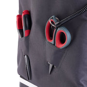 Plano Weekend 3700 Fishing Tackle Backpack, Molded Waterproof Base, Die Cut Tool Sleeves, Daisy Chain Attachment Points, Slate