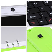 Goldengulf 7 Inch Portable Mini Laptop PC, Android 12, Quad Core 1.5GHz, 2GB RAM, 32GB Storage, WiFi, Built-in Camera, Green, GG-7-A133