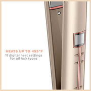 Conair 76858111 InfinitiPro Frizz Free Titanium Ceramic Flat Iron, 1 Inch