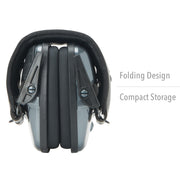 Howard Leight R-02532 Impact Sport Electronic Earmuffs with Auxiliary Input - Metallic Grey