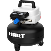 Hart 6 Gallon 1.5 HP Pancake Air Compressor - Oil-free Pump
