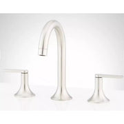 Signature Hardware SHWSCLZ807LHZBN Lentz Two Handle Widespread Bathroom Sink Faucet in Brushed Nickel (Handle Sold Separately)