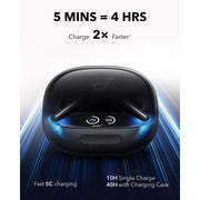 Soundcore Liberty 4 Pro Wireless Earbuds by Anker, Noise Cancelling with 7-Sensor Adaptive Technology, Studio-Level Hi-Fi Sound, AI Clear Calls, Glossy Black, A3954ZF1