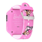 Mattel BDT4120NVWM Barbie Unisex Smartwatch for Kids with Touchscreen, Silicone Strap and 42mm Pink Metal Case