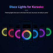 JYX AN20 Karaoke Machine Large Loud Party Audio Bluetooth Speaker Black