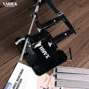 XARILK GEN3 Guided Knife Sharpener Kit, Aluminium Alloy, 3 Diamond Grit Plates 320#, 800#, 2000#, for Hunting and Kitchen Knives