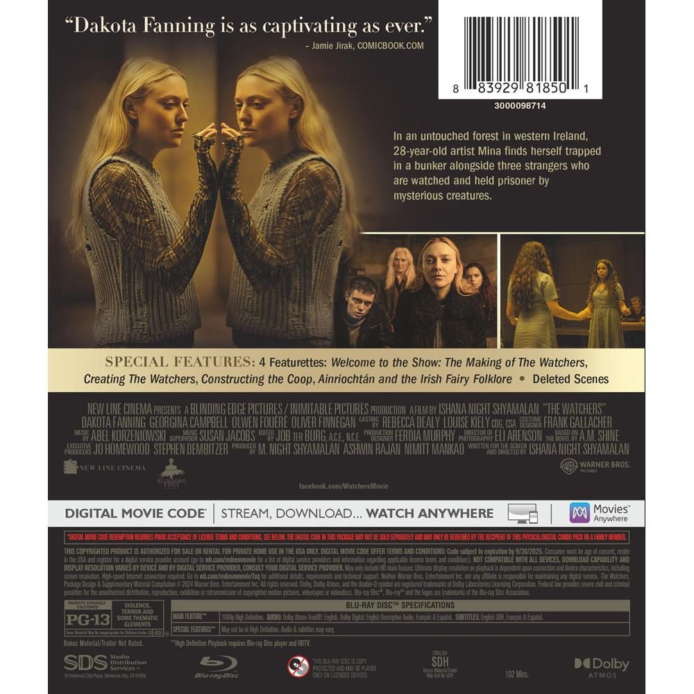 Warner Home Video The Watchers (Bluray) VIPOutlet