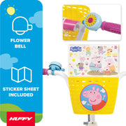 Huffy Peppa Pig 12 Inch Training-Wheel Bike, Blue, Fits Riders 37-42 Inches, Girls, 52855L
