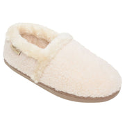 Minnetonka Moccasin Dina Slippers for Ladies - Cream - M(6.5-7.5)