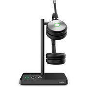 Yealink WH62 Dual UC Wireless Noise Canceling Headset, Over-Ear, Bluetooth 5.0, USB, DECT, Black, 1308006