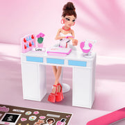 Phat Mojo Dress To Impress Lana Deluxe Fashion Doll Set, 11.5-Inch Articulated Doll with Nail Salon Playset, Accessories, Collector Card, DLC Code