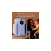 Shark HP070PU NeverChange Compact Pro HEPA Air Purifier, 250 Sq Ft Coverage, 5-Year HEPA-Exceeding Filter, Captures Pollutants and Pet Dander, Lilac