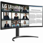 LG 34 UltraWide QHD Curved Monitor, 3440x1440 Resolution, 21:9 Aspect Ratio, HDR10, 99% sRGB, USB Type-C, 100Hz Refresh Rate, 34BR55QC-B