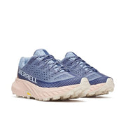 Merrell Agility Peak 5 Trail Running Shoes for Ladies - Indigo/Pink - 8M