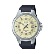 Casio Military Analog Resin-Strap Watch for Men - Beige/Black