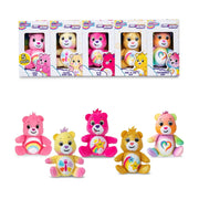 Basic Fun Care Bears Micro Teenies 5-Pack Mini Plush Collectibles with Cheer Bear, Togetherness Bear, Calming Heart Bear, Be Me Bear, Gold Dare to Care Bear, 3-Inch 23022