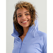 HUK Womens Pursuit Coverup Dress, Performance Fishing Dress with UPF 50+ Sun Protection, Lightweight Quick-Drying Fabric, Adjustable Hem, Hood, Lightning Sky, Small, H6120119