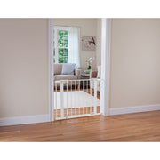 Safety 1st Easy Install Auto-Close Baby Gate, Pressure-Mounted, Magnetic Latch with SecureTech Indicator, Black, Fits 29