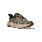 HOKA 1141632F-SMSST Anacapa 2 Low GTX Waterproof Hiking Shoes for Men - Sea Moss/Oatmeal - 11.5M