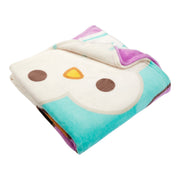 Squishmallows AB351J Kids Plush Blanket, Twin/Full Size 62x90 in, Multicolor Purple Featuring Cam Fifi Winston