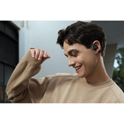 Cleer ARC II Open-Ear True Wireless Bluetooth Headphones with Snapdragon Sound, Dual Mic, IPX5 Sweat Resistant, 35 Hours Playtime, Blue