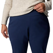 Columbia All Seasons Bootcut Hiking Pants for Women, Collegiate Navy, Medium, Omni-Shade UPF 50, Omni-Shield Water Repellent, Stretch Fabric, 208637