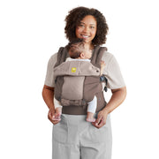 LILLEbaby Complete All Seasons Ergonomic 6-in-1 Baby Carrier with Lumbar Support, Breathable Mesh Panel, Adjustable Harness, Bark, 93150404