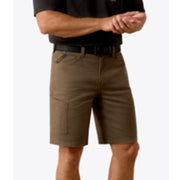 Ariat Rebar Made Tough DuraStretch Shorts for Men,Field Khaki, 36