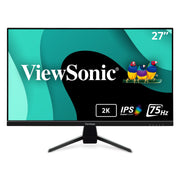 ViewSonic VX2767U-2K 27-Inch QHD IPS Monitor with HDR10, USB-C 65W Charging, HDMI, DisplayPort, Black