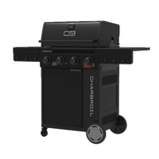 Charbroil Performance Series FlavorMax 4-Burner Gas Grill Cabinet with Sear Burner, Black, 463348125