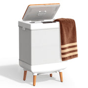 Fluey 35L Towel Warmer Bucket with Rapid Heating, LED Display, Aromatherapy, Child Lock, Gray, E2512